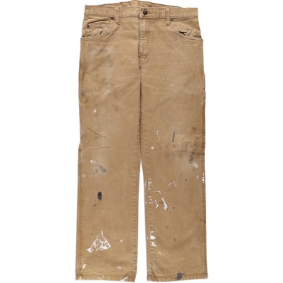 古着 ディッキーズ Dickies ペイント ダックペインターパンツ メンズw32相当/eaa664745