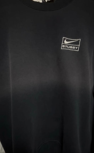 Stussy x Nike Wash Crew (US Size) "Black" DO5310-010