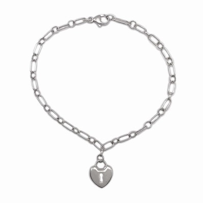 TIFFANY&Co. ティファニー ハートロック ブレスレット
バングル SV925 17cm シルバー 新品仕上済 レディース
【中古】