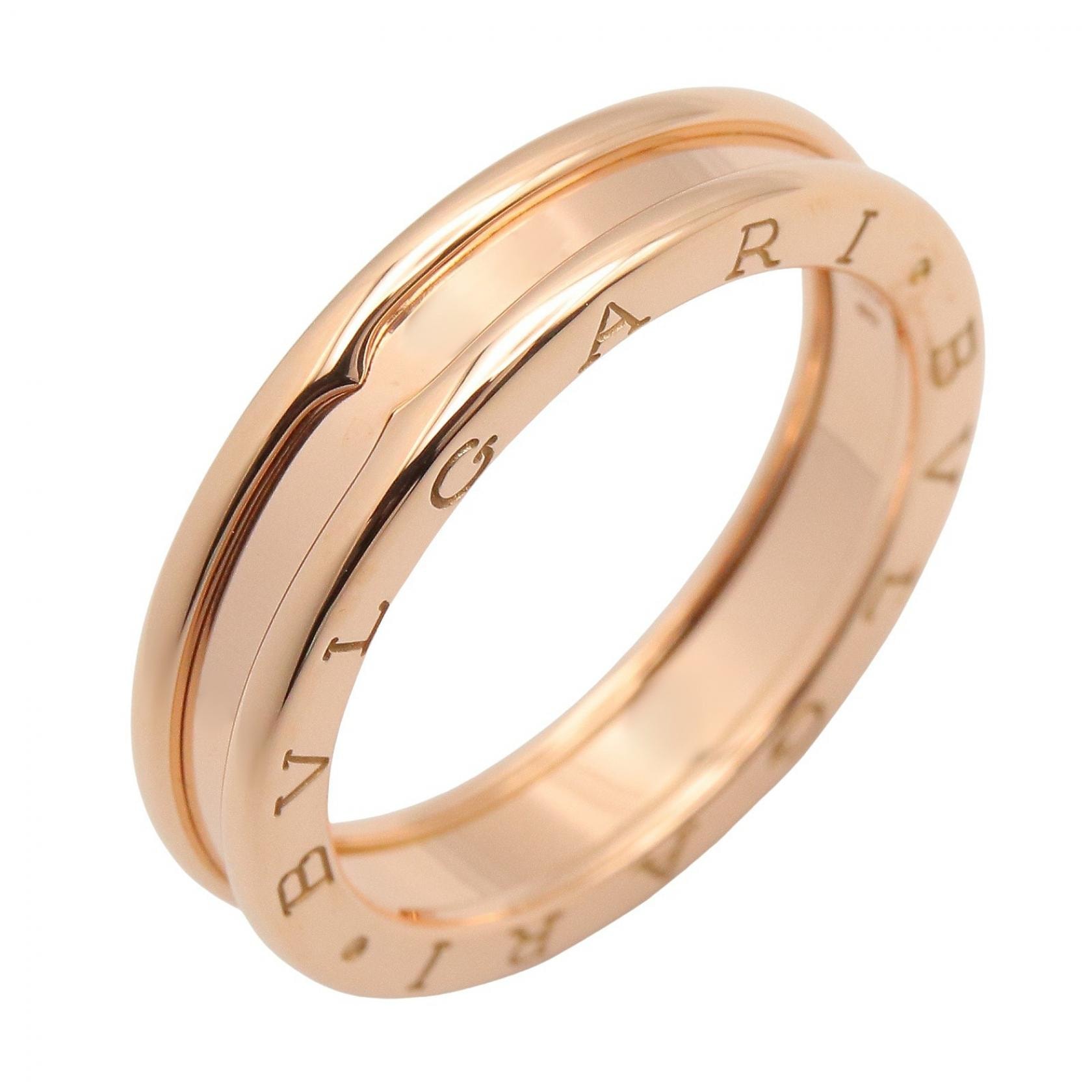 ブルガリ BVLGARI B-zero1 リング 1バンド リング・指輪 ジュエリー K18PG(ピンクゴールド) メンズ レディース ゴールド系 336003 【中古】