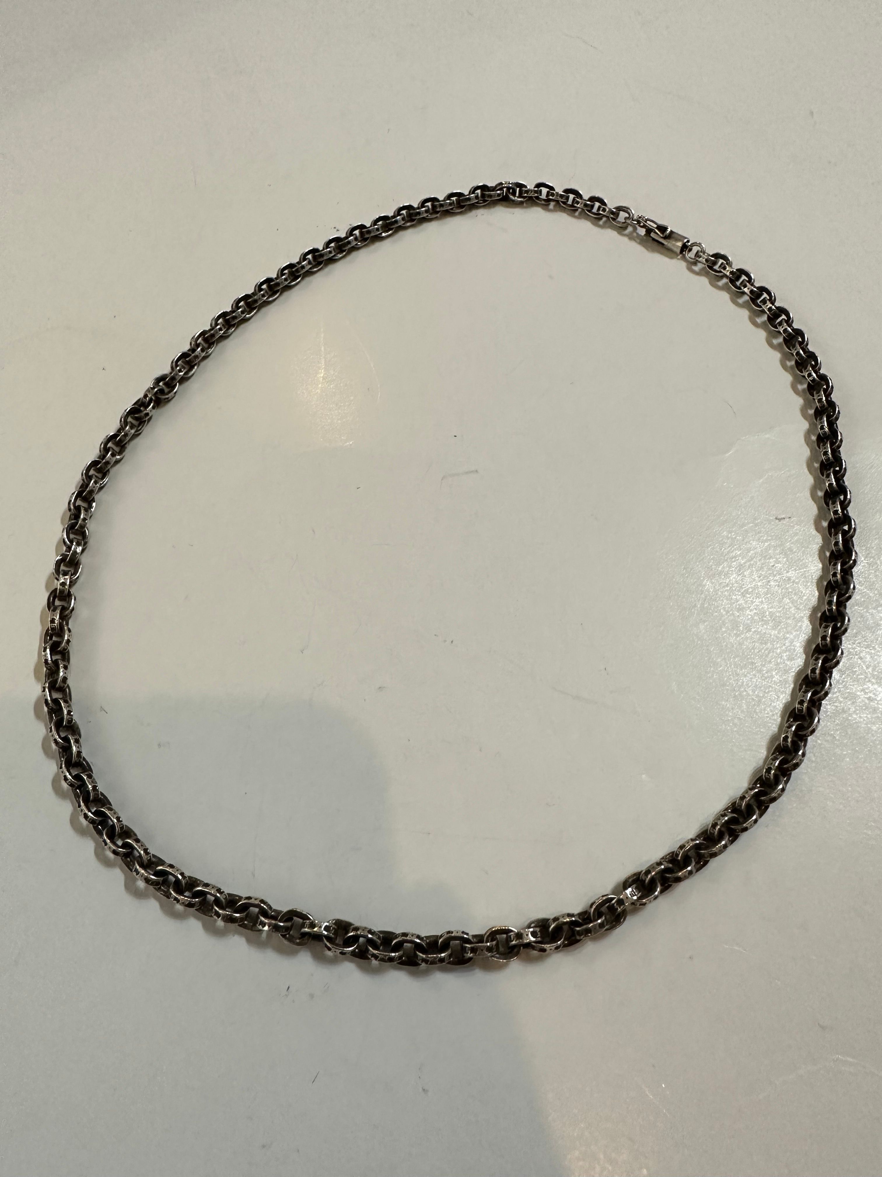 Chrome Hearts Paper Chain Necklace 50cm (20inch) "Silver"