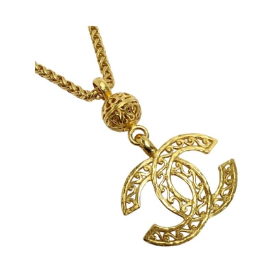 ☆☆CHANEL シャネル ココマーク ロングネックレス 95A ゴールド GP ヴィンテージ