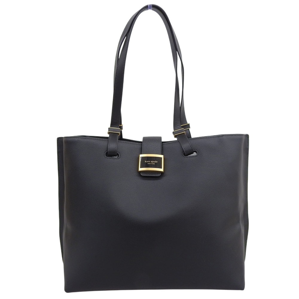 ケイトスペード 新品同様 ケイティ ラージ ワーク トート ハンドバッグ レディース ブラック K8973 トートバッグ