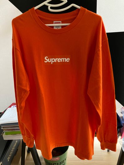 Supreme Box Logo L/S Tee "Orange"