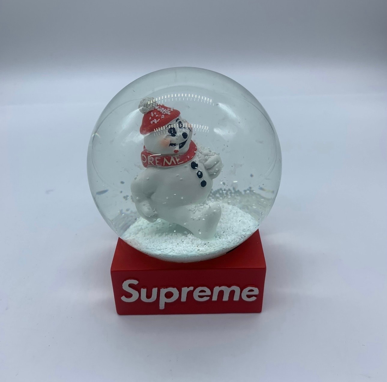 Supreme Snowman Snowglobe "Red"