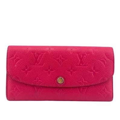 Louis Vuitton Monogram Empreinte Portefeuille Emilie "Hot Pink"