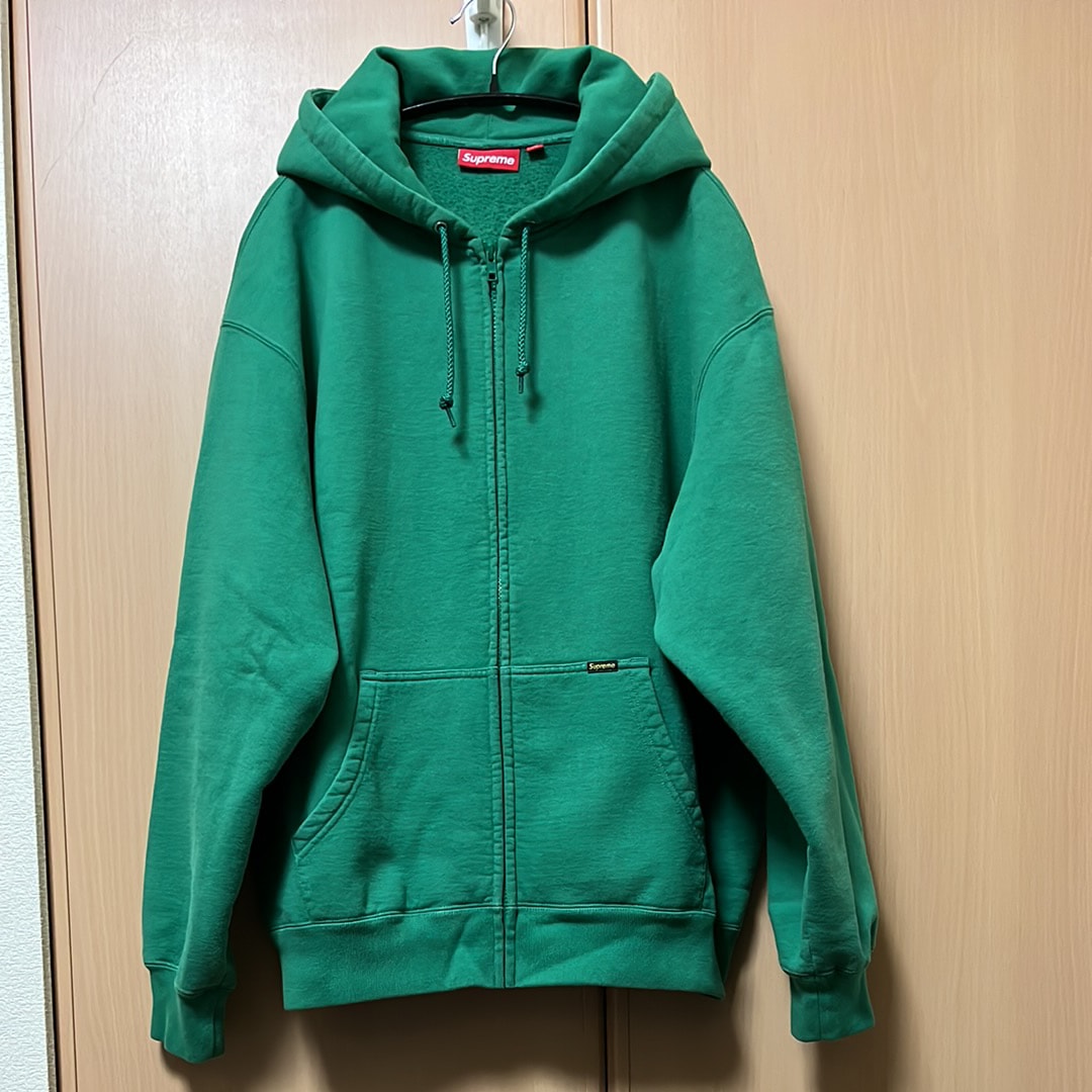 Supreme Work Zip Up Hooded Sweatshirt "Green"