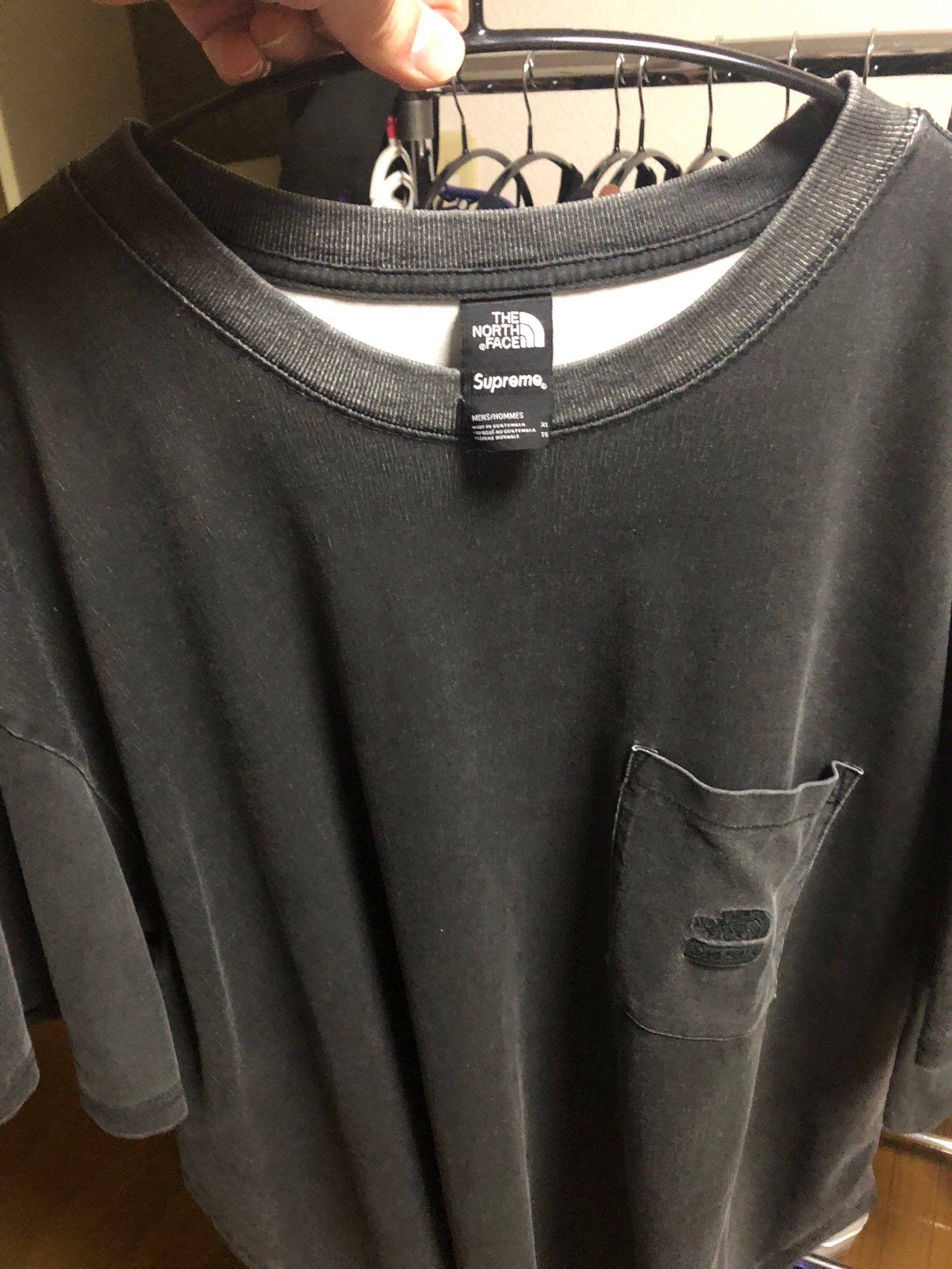 Supreme x The North Face Pigment Printed Pocket Tee "Black"