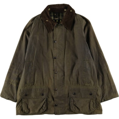 古着 80~90年代 バブアー Barbour BEAUFORT ビューフォート 旧3ワラント オイルド ハンティングジャケット 英国製 C44 メンズL相当 ヴィンテージ/eaa604898