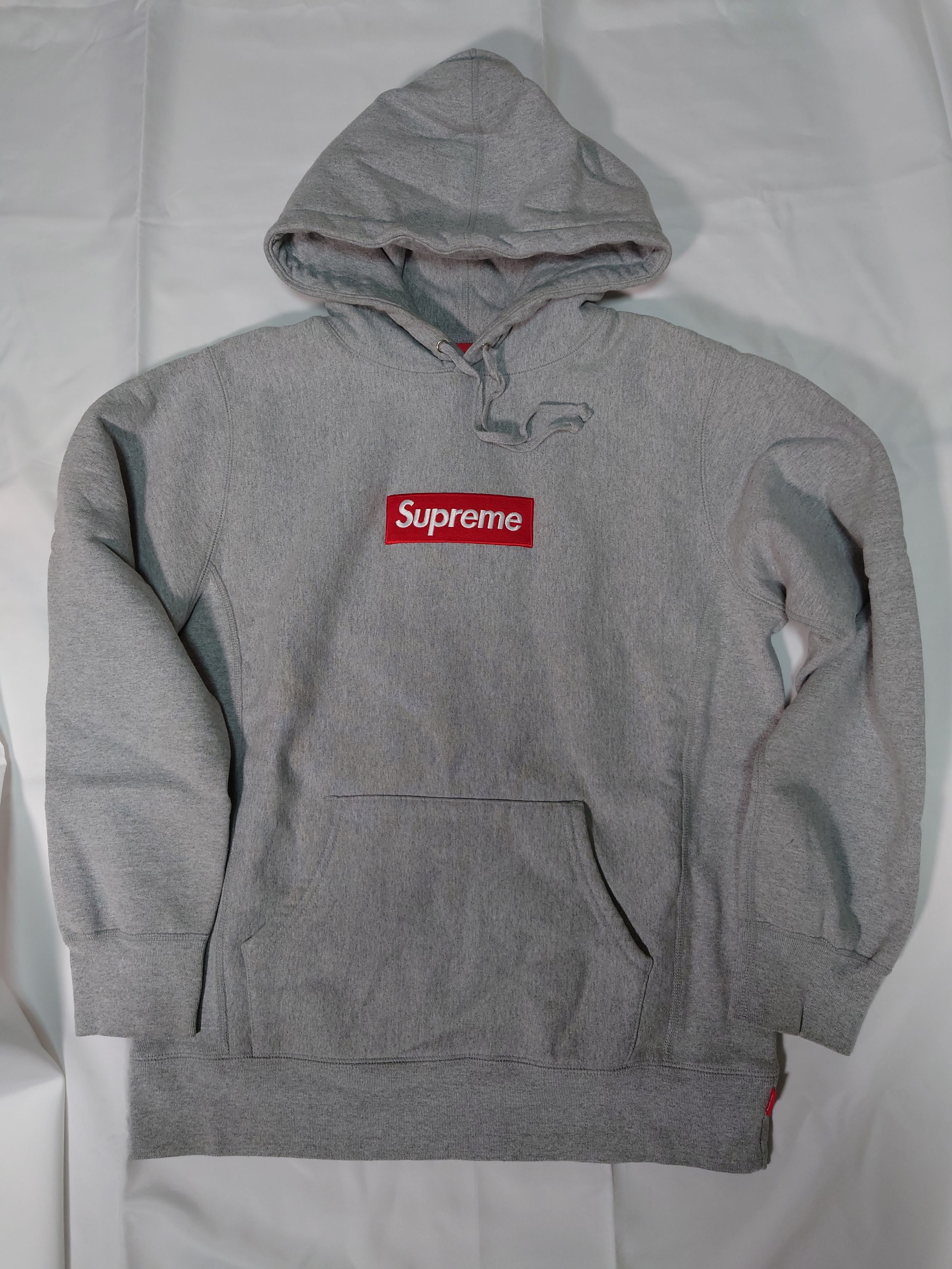 Supreme Box Logo Hooded Sweatshirt "Heather Grey" (16FW)