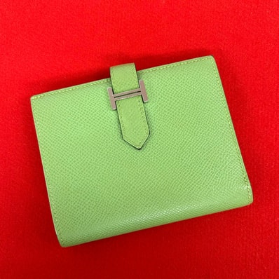 HERMES エルメス ベアン コンパクト ヴォーエプソン 二つ折り財布 グリーン
14775