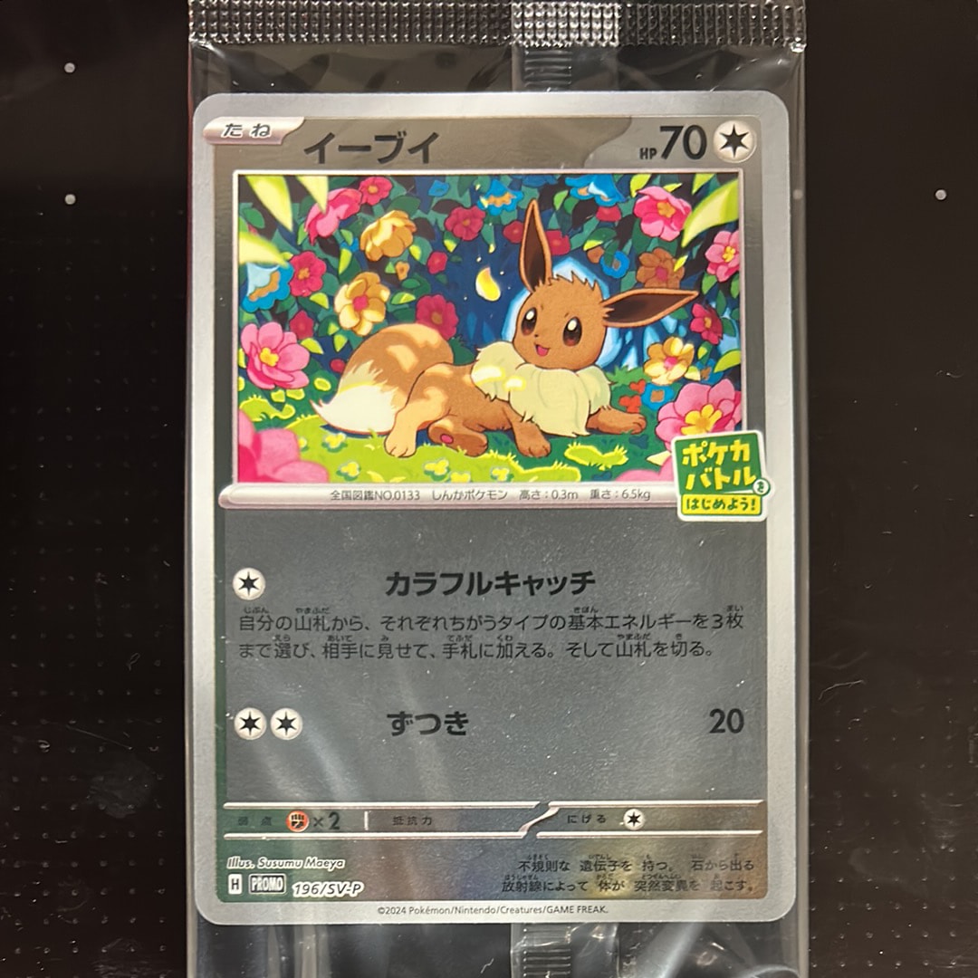 イーブイ P [SV-P-SM 196](プロモカードパック「ポケカバトルをはじめよう!キャンペーン」)