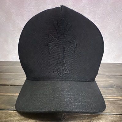 Chrome Hearts Baseball Denim Cap Cross "Black"