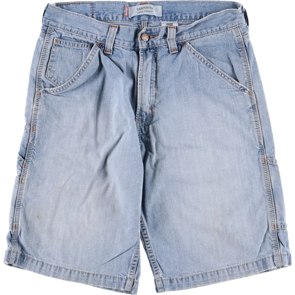 古着 リーバイス Levi's CARPENTER LOOSE STRAIGHT デニムペインターショーツ ハーフパンツ メンズw32相当/eaa567241
