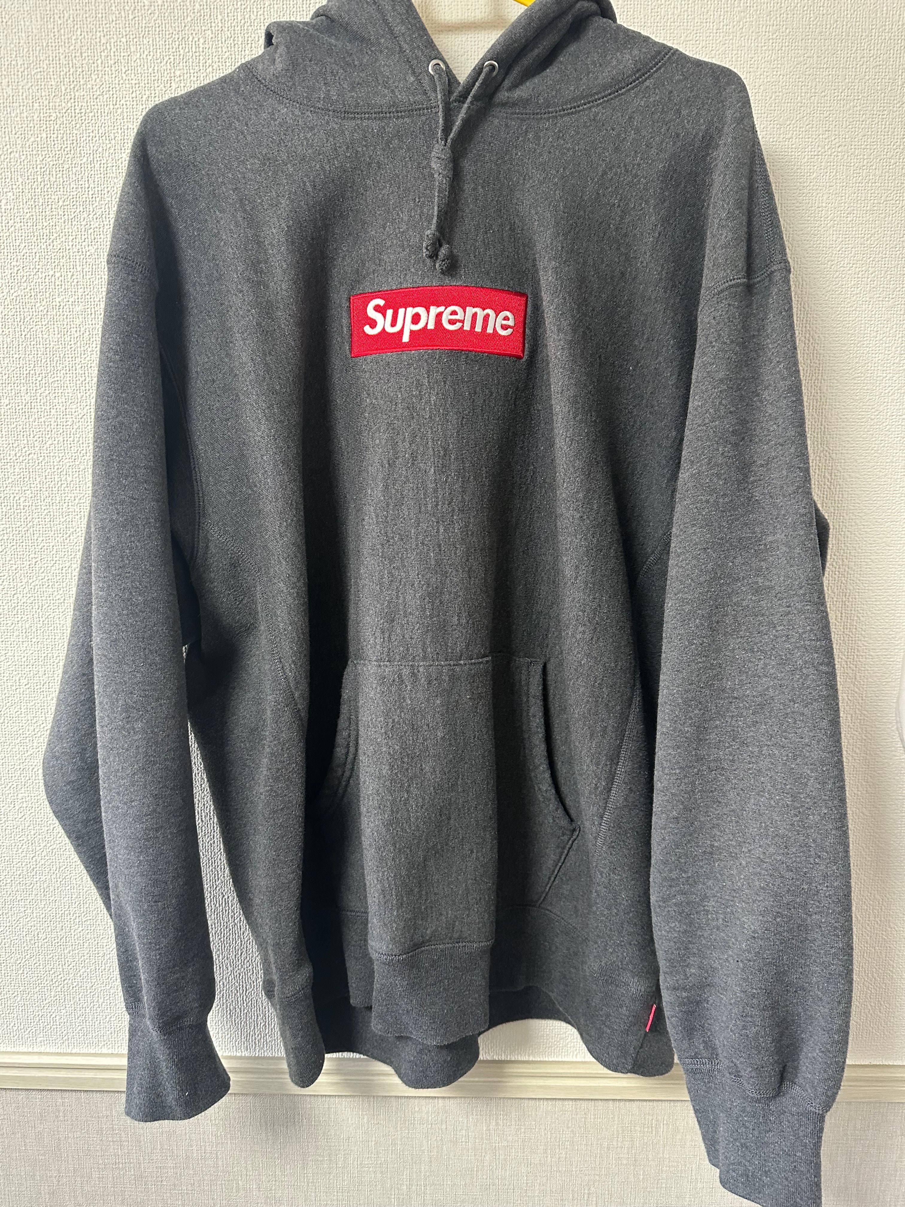 Supreme Box Logo Hooded Sweatshirt "Charcoal" (21FW)