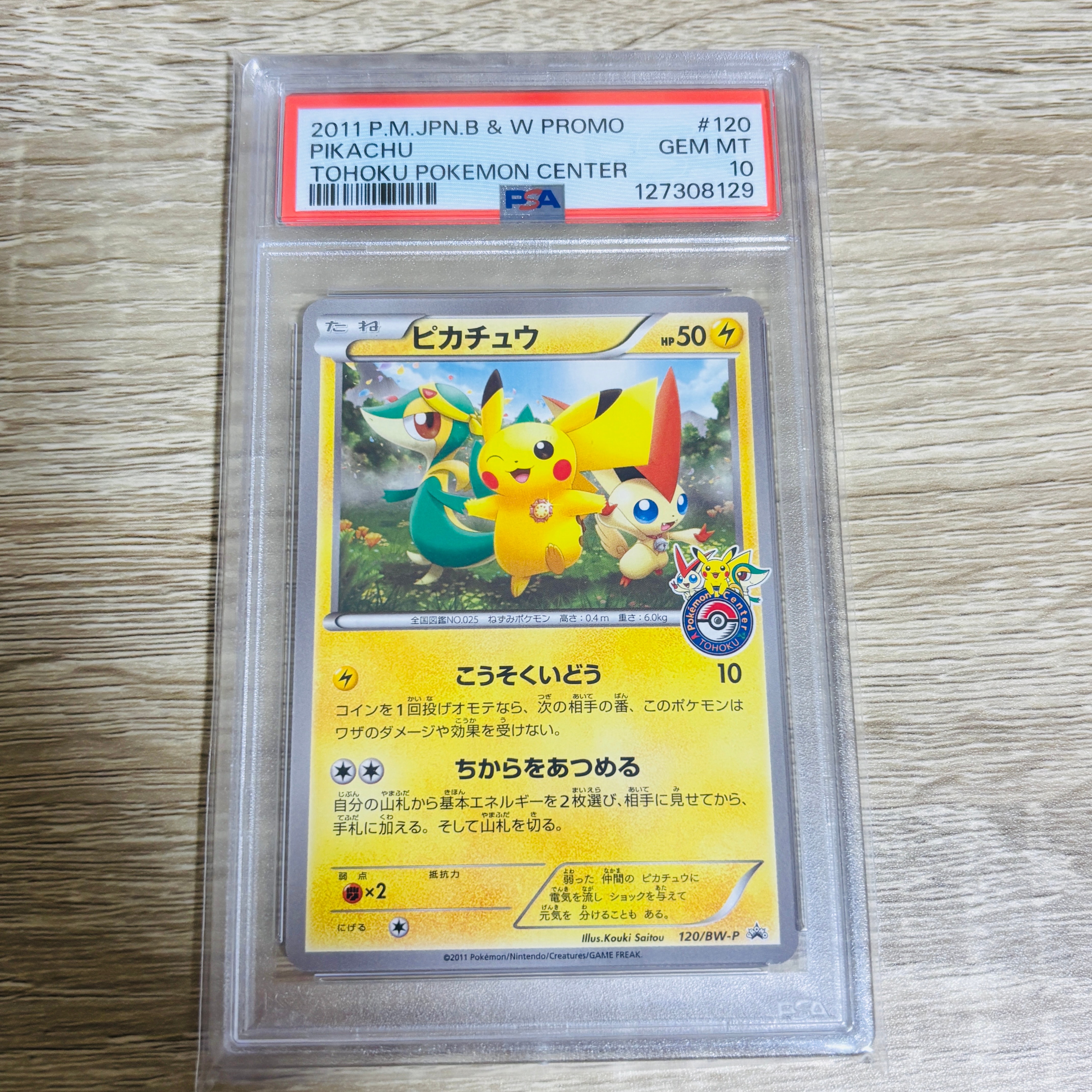 PSA10】ピカチュウ P [BW-P 120/BW-P](プロモーションカード「ポケモン