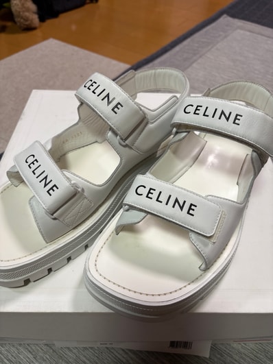 celine CHUNKY SANDAL 45 セリーヌ サンダル 白