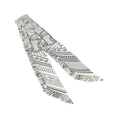 エルメス EPERON D'OR BANDANA ツイリー フリル 852978S スカーフ