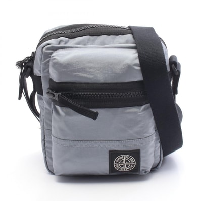 ストーンアイランド STONE ISLAND ロゴパッチ ショルダーバッグ バッグ ナイロン メンズ レディース グレー系 / ブラック系 L2S159200015V0049 【新品】