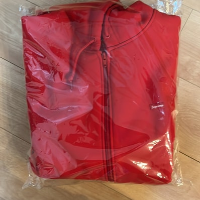 Supreme Windstopper Zip Up Hooded Sweatshirt "Red"