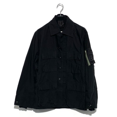 sacai x WTAPS Mill LS 01 Shirt "Black"