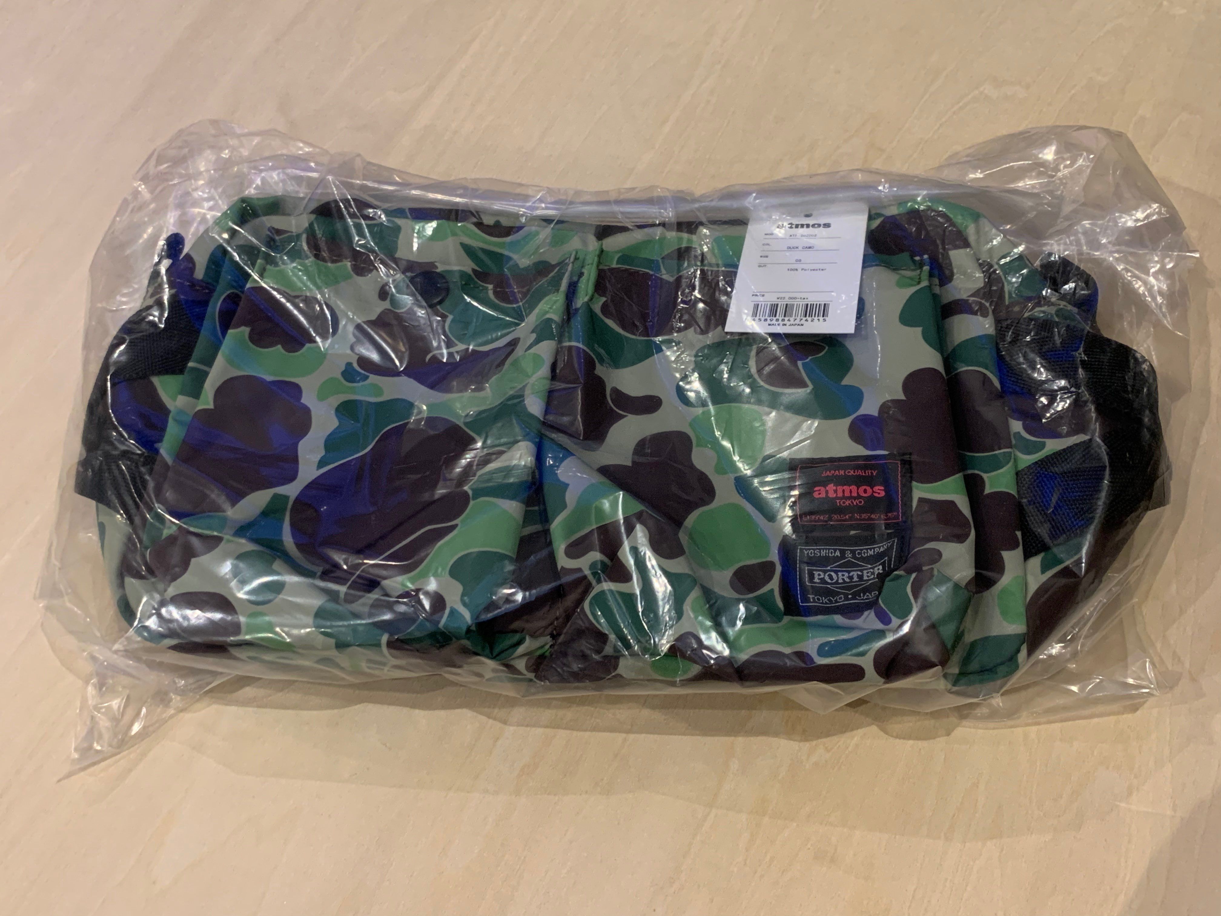 PORTER x atmos DUCK CAMO WAIST BAG