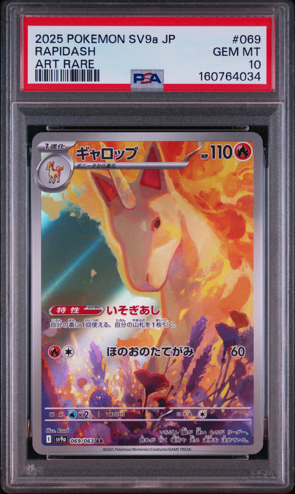 PSA10 ギャロップ AR 069/063 6558 PSA10 ギャロップ AR 069/063 6558 ギャロップ【AR】{069/063