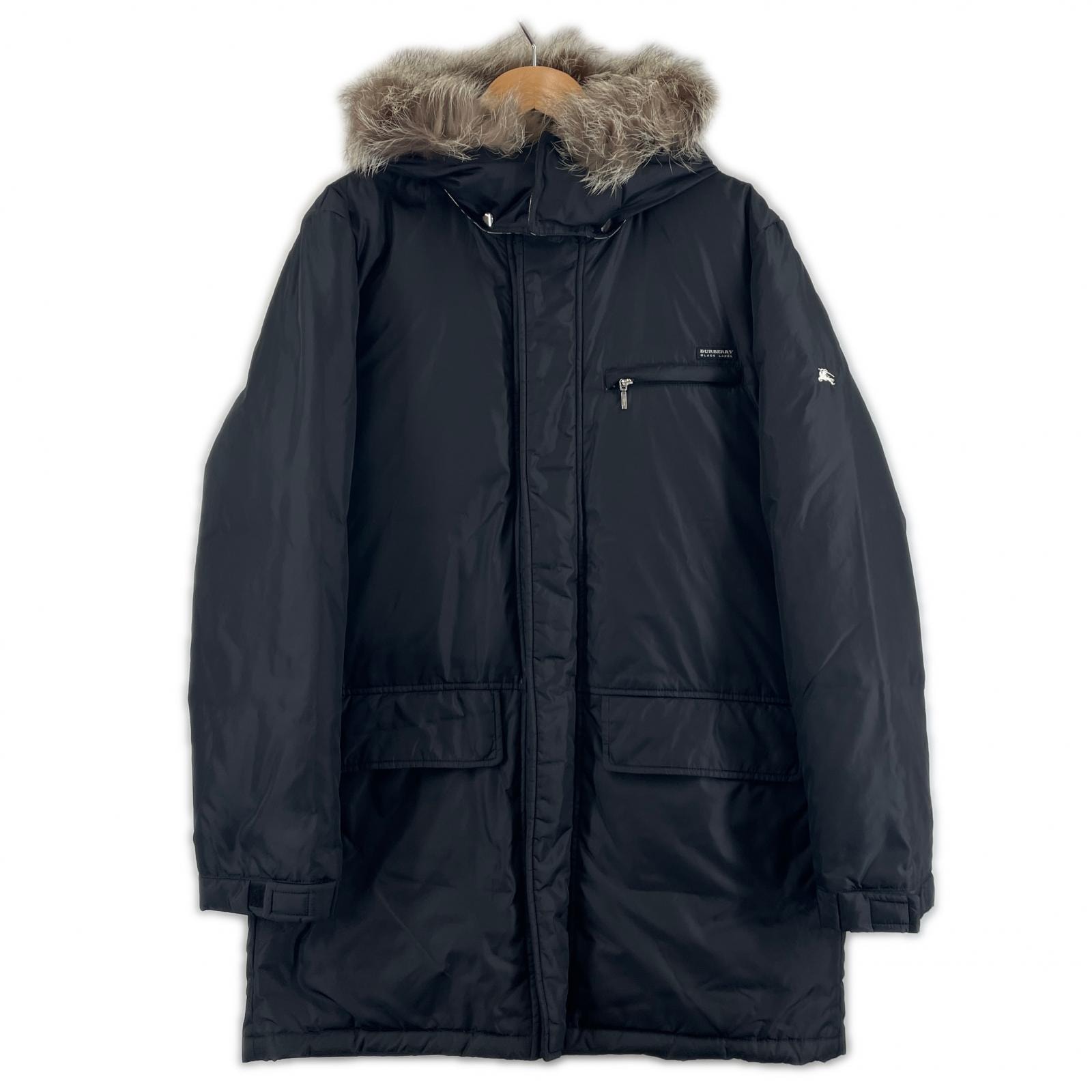 美品 バーバリーブラックレーベル
 ダウンコート ブラック メンズ M