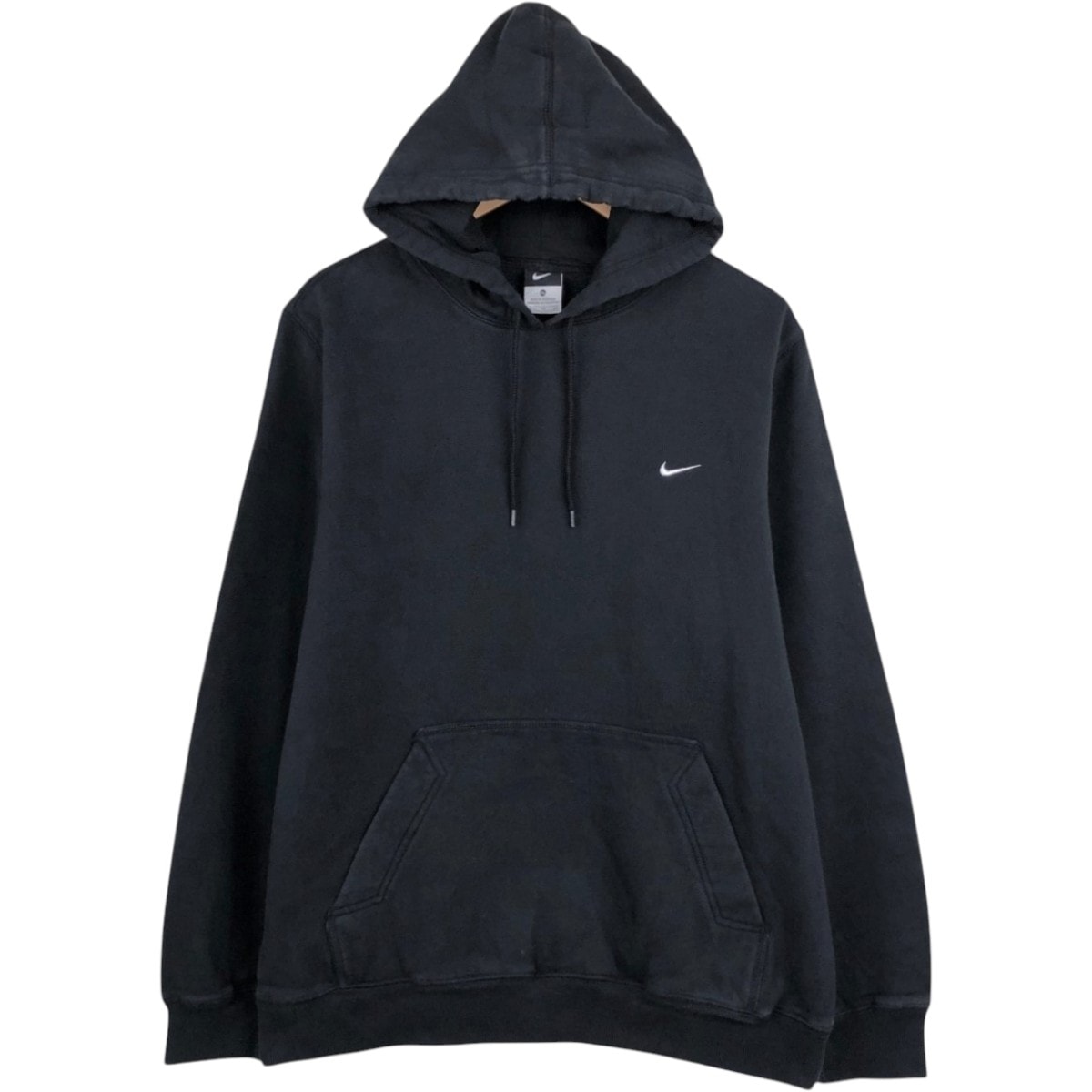古着 ナイキ NIKE 無地 ロゴ刺繍 スウェットプルオーバーパーカー メンズXL相当/eaa678992