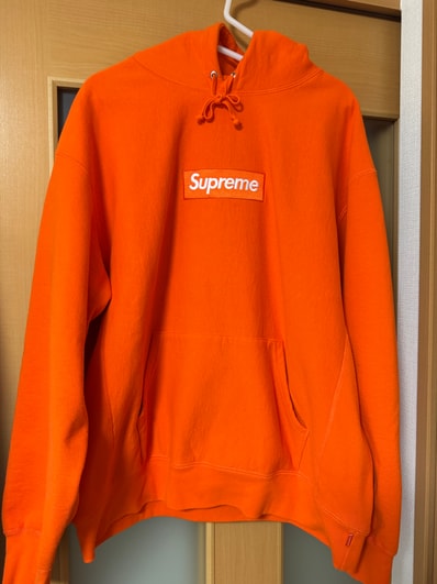 Supreme Box Logo Hooded Sweatshirt "Orange" (24FW)