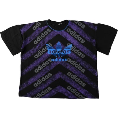 古着 ~90年代 アディダス adidas トレフォイルロゴ 大判プリント ロゴプリントTシャツ メンズL相当/eaa672768