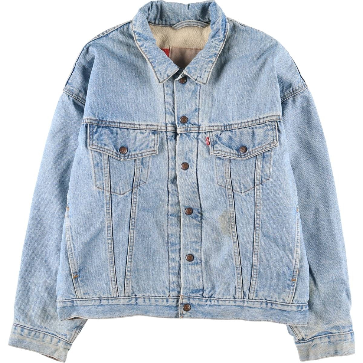 古着 リーバイス Levi's マルチボーダー リバーシブル デニムジャケット メンズXL相当 ヴィンテージ/evb033573