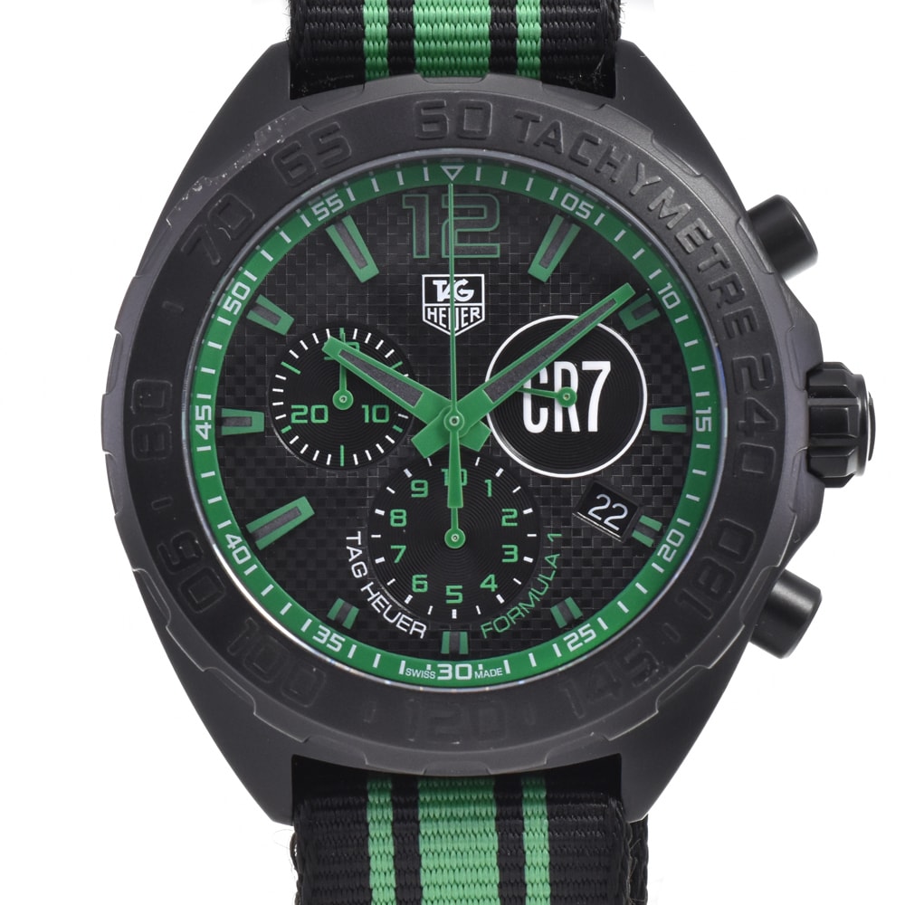 タグホイヤー TAG HEUER CAZ1113.FC8189 フォーミュラ1 クリスティアーノ・ロナウド(CR7) クォーツ メンズ 美品 箱/保証書 腕時計 D#147436