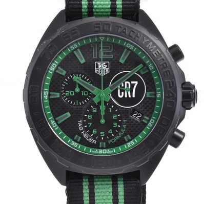 タグホイヤー TAG HEUER CAZ1113.FC8189 フォーミュラ1 クリスティアーノ・ロナウド(CR7) クォーツ メンズ 美品 箱/保証書 腕時計 D#147436