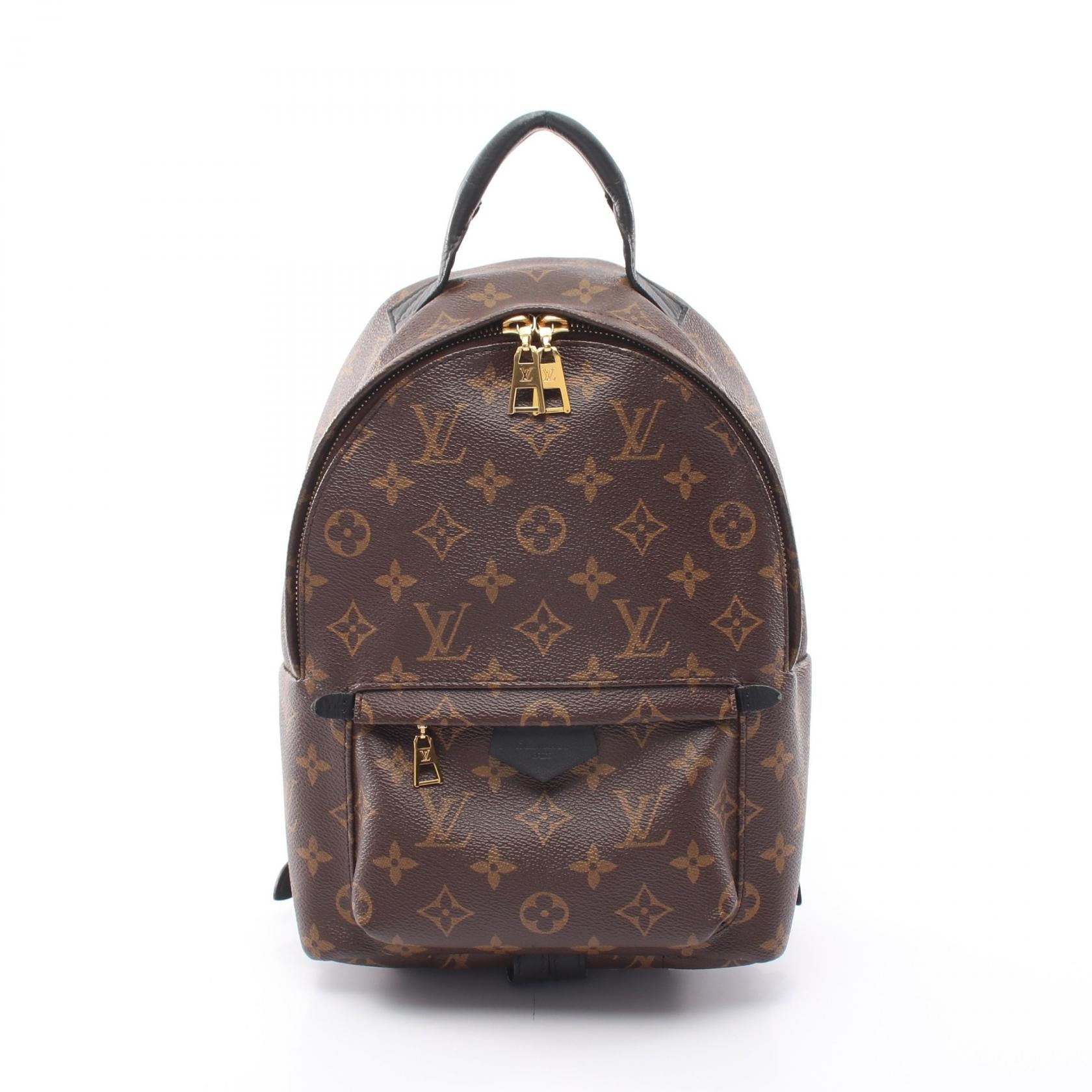 ルイ・ヴィトン LOUIS VUITTON パームスプリングスPM モノグラム リュックサック バックパック バッグ PVCコーティングキャンバス レザー レディース ブラウン系 / ブラック系 M41560 【中古】