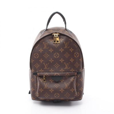 ルイ・ヴィトン LOUIS VUITTON パームスプリングスPM モノグラム リュックサック バックパック バッグ PVCコーティングキャンバス レザー レディース ブラウン系 / ブラック系 M41560 【中古】