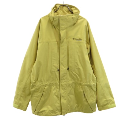 Columbia コロンビア バーティカルグライド ジャケット L イエローグリーン 裏メッシュ アウトドア
