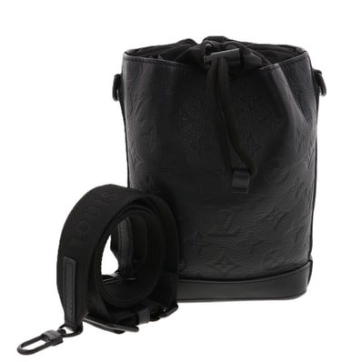 【値下げ】LOUIS VUITTON ルイ・ヴィトン ノエ スリング モノグラム シャドウ ショルダーバッグ M82248 モノグラムシャドウ ブラック メンズ【中古】