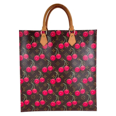 美品 LOUIS VUITTON ルイ・ヴィトン モノグラムチェリー サックプラ M95010 ハンドバッグ モノグラムキャンバス マルチカラー レディース【中古】