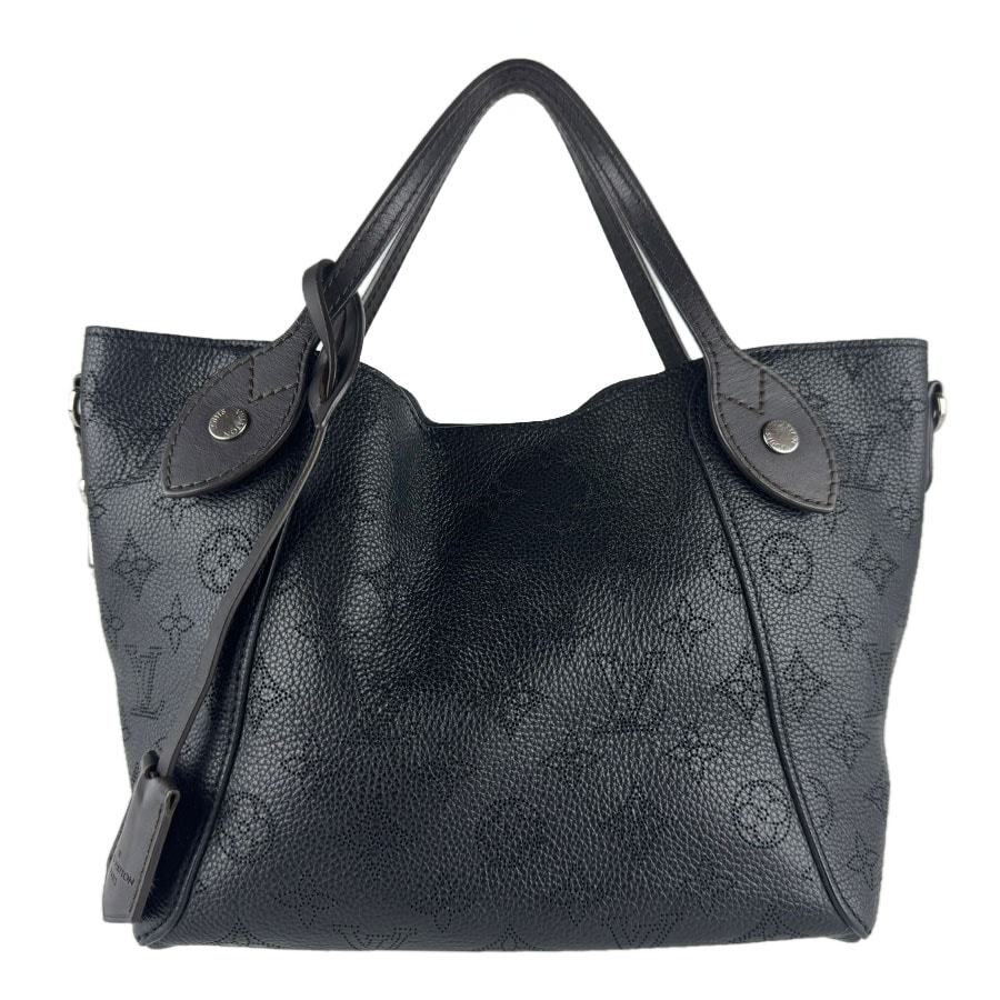 ルイ ヴィトン LOUIS VUITTON ハンドバッグ ショルダーバッグ モノグラムマヒナ ヒナPM モノグラムマヒナ ブラック レディース M54350【中古】 z9250