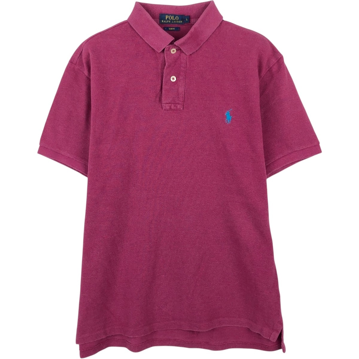 古着 ラルフローレン Ralph Lauren POLO RALPH LAUREN SLIM FIT 半袖 ポロシャツ メンズL相当/eaa657614