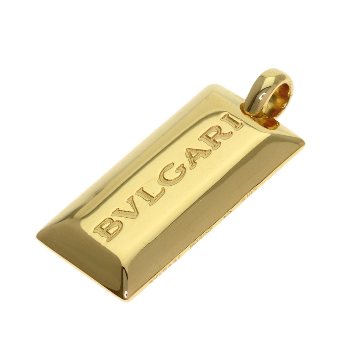 BVLGARI ブルガリ インゴット ペンダントトップ K18YG レディース [中古]