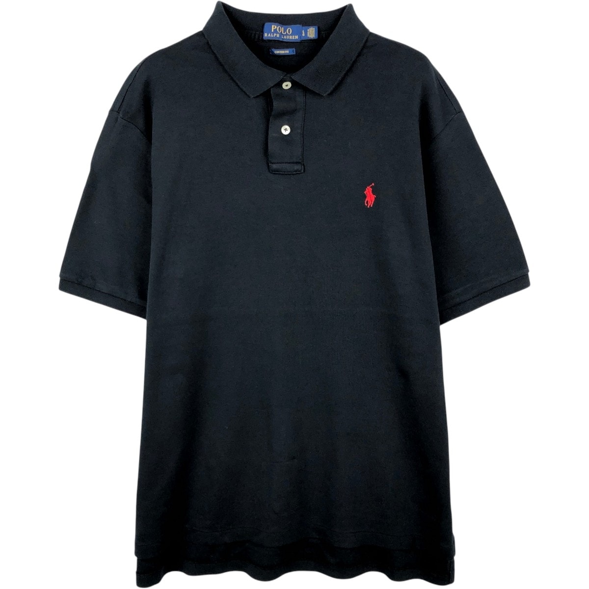 古着 ラルフローレン Ralph Lauren POLO RALPH LAUREN CUSTOM FIT 半袖 ポロシャツ メンズXL相当/eaa657628