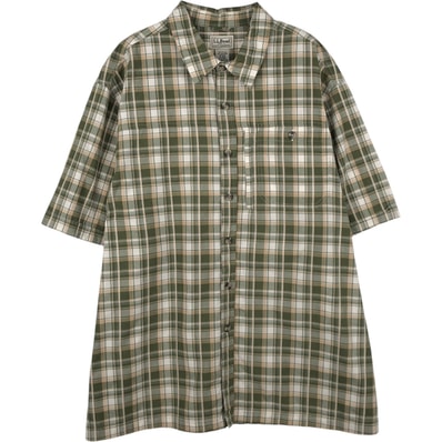 古着 90~00年代 エルエルビーン L.L.Bean 半袖 コットン チェックシャツ ボックスシャツ メンズXL相当 ヴィンテージ/eaa650742