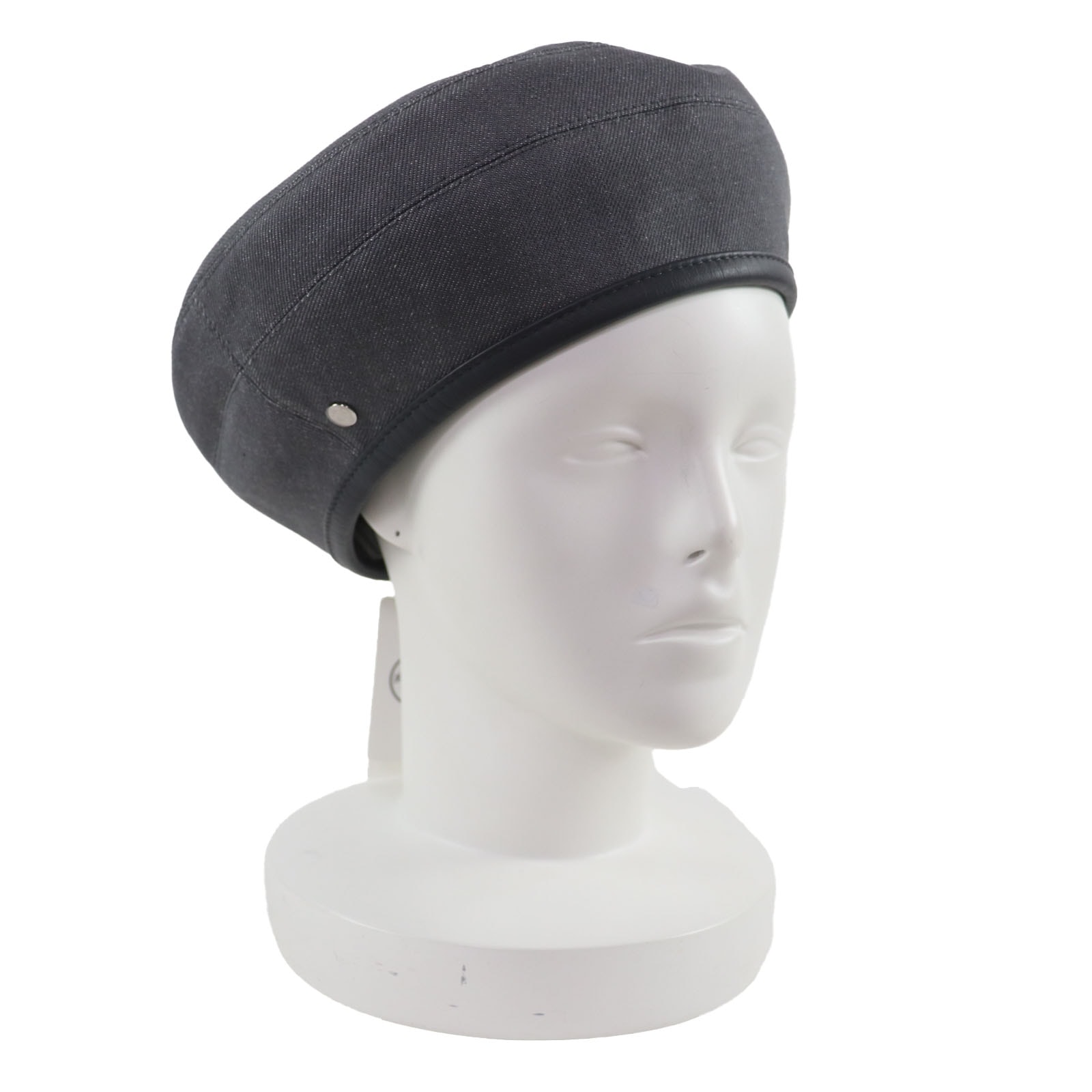 未使用品 エルメス ベレー帽 グレー 59