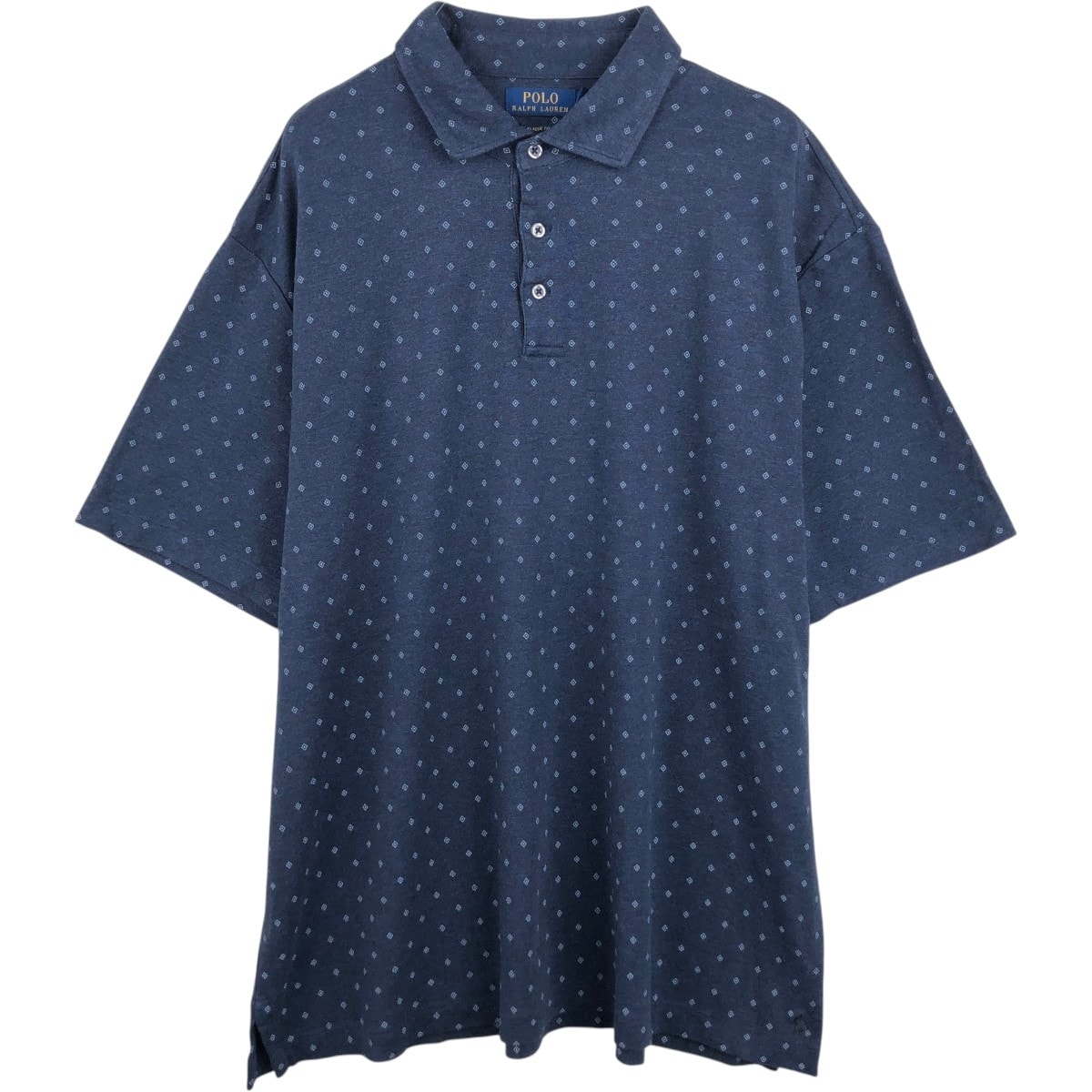 古着 ラルフローレン Ralph Lauren POLO RALPH LAUREN CLASSIC FIT 総柄 半袖 ポロシャツ メンズXL相当/eaa667479
