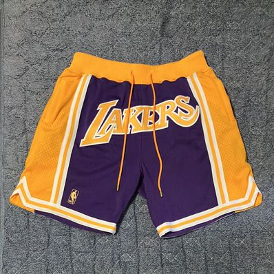Just Don Los Angeles Lakers Shorts "Yellow/Purple"