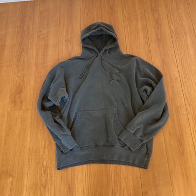 Supreme Overdyed S Logo Hooded Sweatshirt "Black"