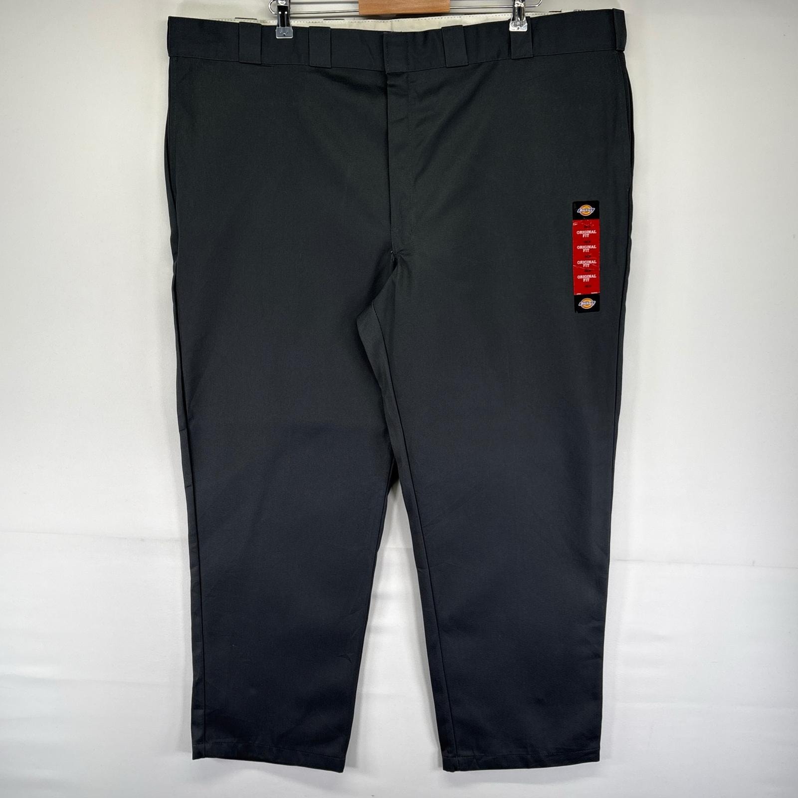 古着 デッドストック ディッキーズ Dickies パンツ チノパン 874 ストレート 大きいサイズ ジッパーフライ W48 L30 グレー系 メンズ
