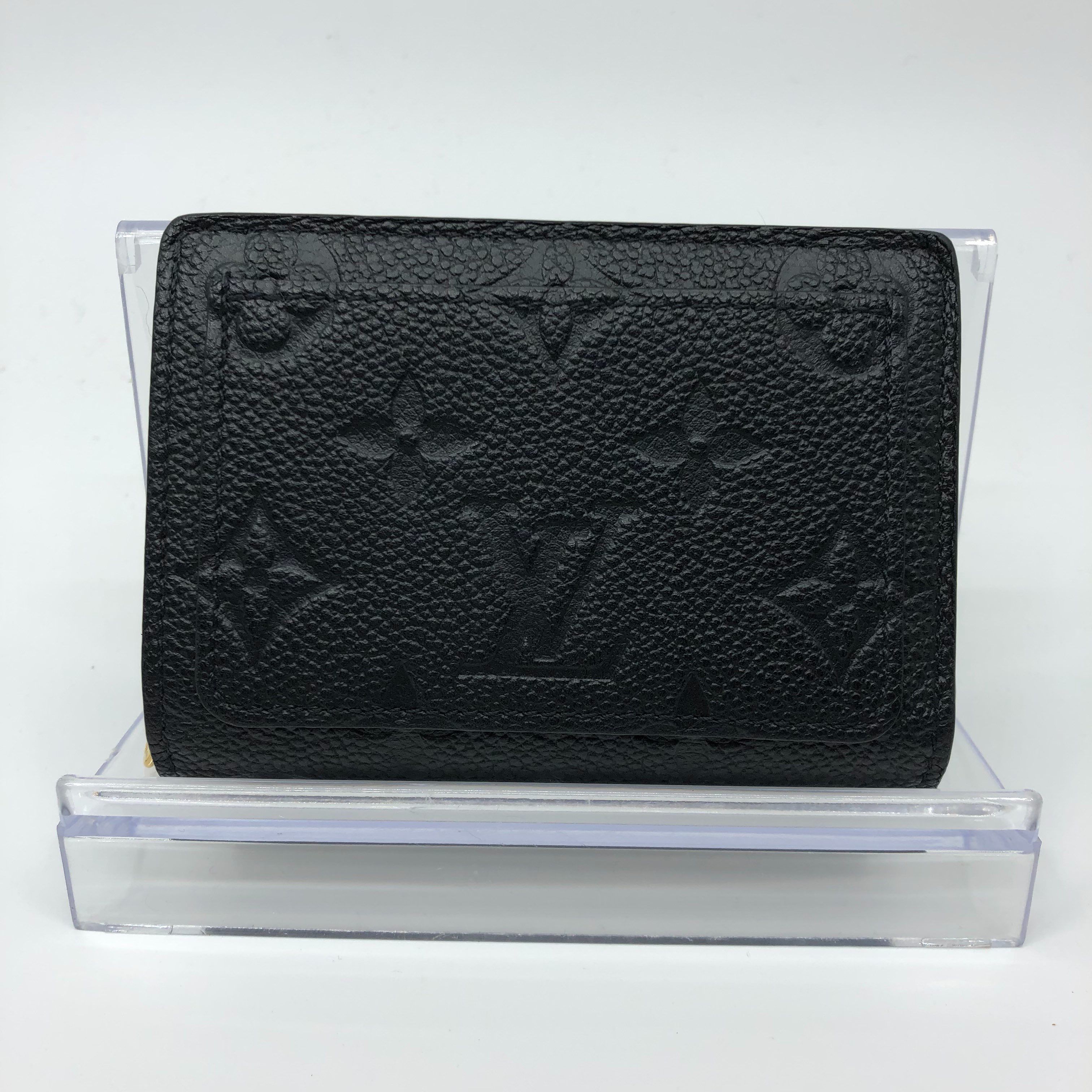 Louis Vuitton Monogram Empreinte Clea Wallet "Noir"
